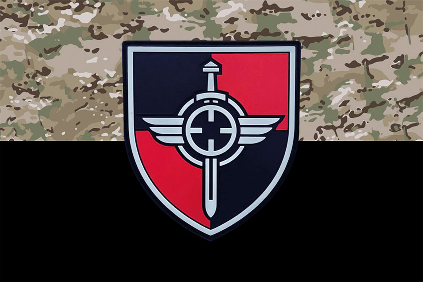 prapor ho aerorozvidka loho 2 kamufliazh chornyi jpg