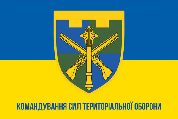 прапор командования сил территориальной обороны зсу сино жовтий 1 jpg