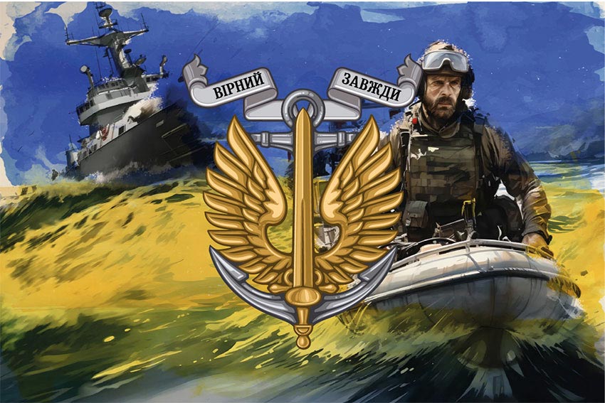 прапор морской пихоты украины мп вмс зсу десант сино жовтий 3 jpg