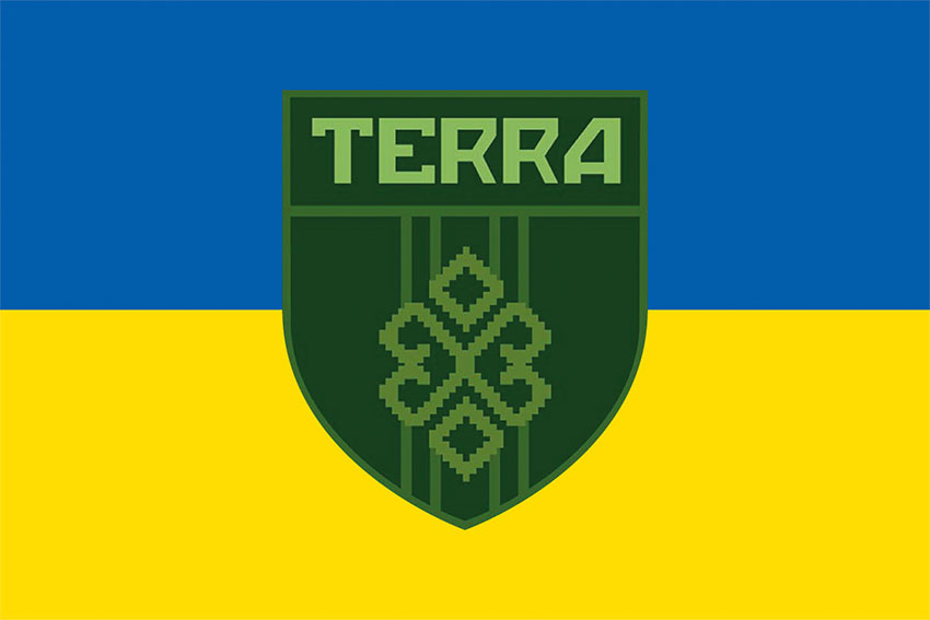 prapor pidrozdilu terra u skladi 3 oshbr syno zhovtyi jpg