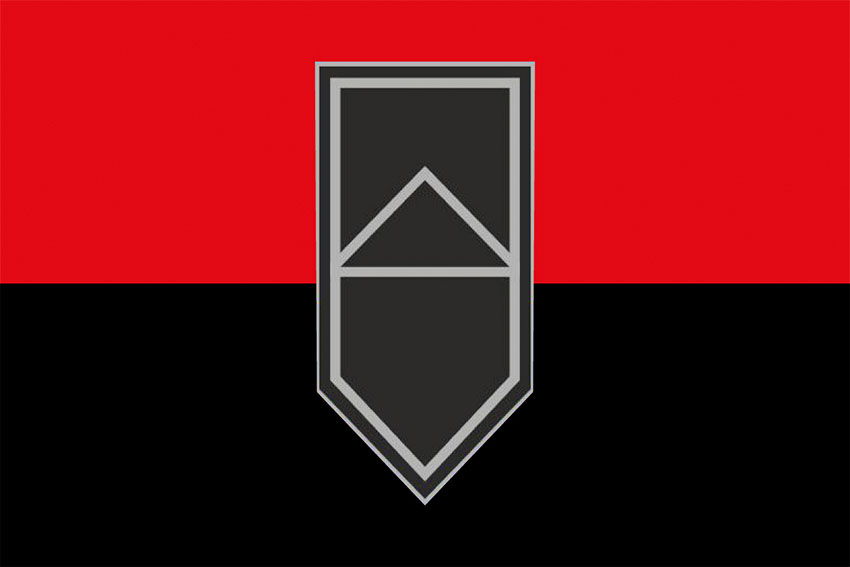 prapor protytankovoho batalionu 3 oshbr zsu chervono chornyi jpg