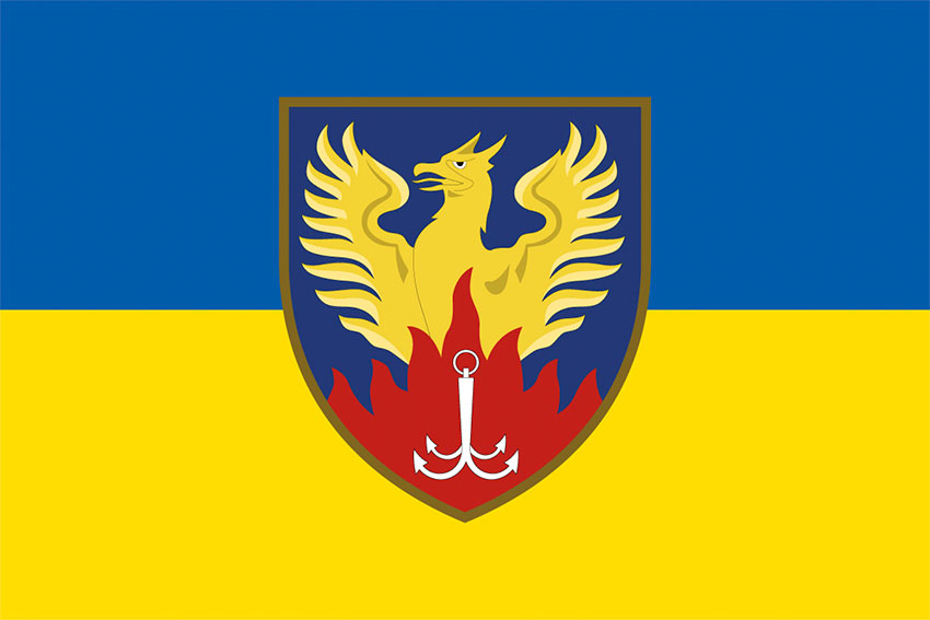 prapor tsentru medychnoi reabilitatsii ta sanatornoho likuvannia odeskyi syno zhovtyi jpg