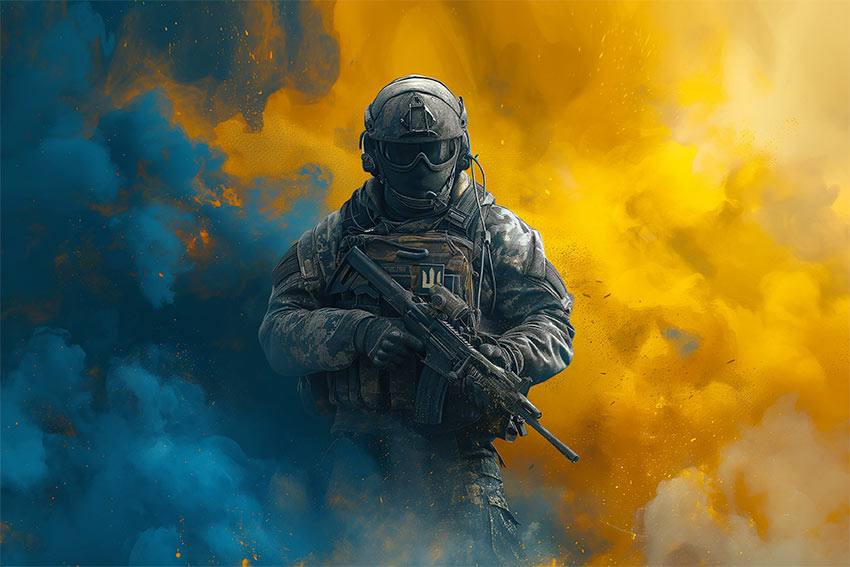 prapor viiskovyi vsu syno zhovtyi svitanok jpg