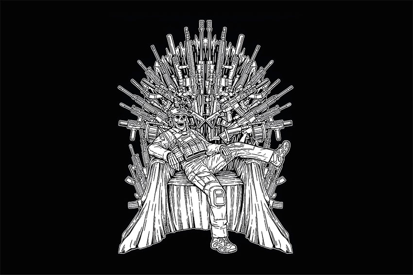 prapor zaliznyi tron viiskovyi zsu jpg