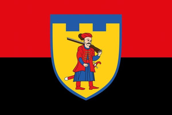 prapor zsu 110 obrtro okrema bryhada terytorialnoi oborony chervono chornyi jpg