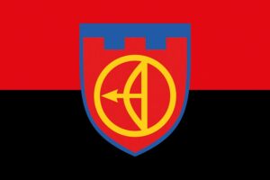 prapor zsu 112 obrtro okrema bryhada terytorialnoi oborony chervono chornyi jpg