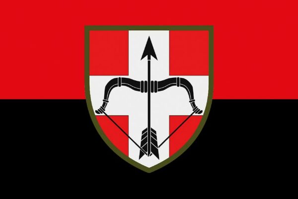 prapor zsu 39 zrp okremyi zenitnyi raketnyi polk chervono chornyi jpg