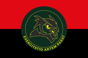 prapor zsu 49 ntsr navchalnyi tsentr rozvidky chervono chornyi jpg