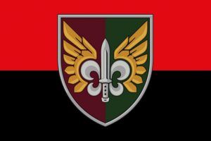 prapor zsu dshv 132 orb okremoho rozviduvalnoho bataliona chervono chornyi jpg