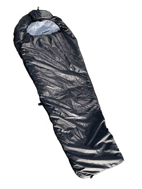 Спальний мішок з капюшоном “Кокон” зимовий чорний
